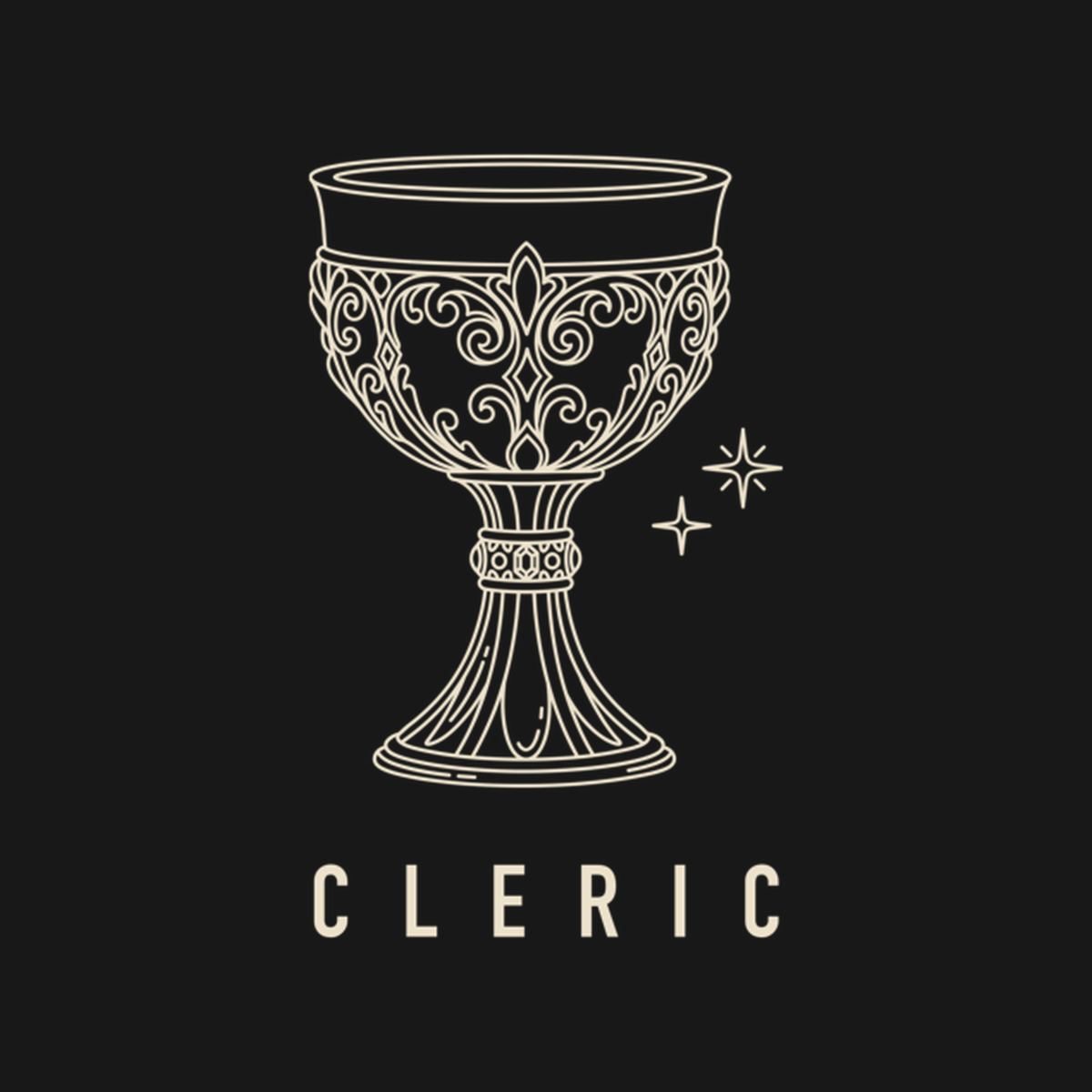 Cleric | TTRPG Class Line design artwork