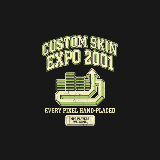 Custom Skin Expo 2001 | MP3 Era Tee design artwork