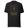 Slow Burn Survivor | Bookish Romance Tee - Black Heather