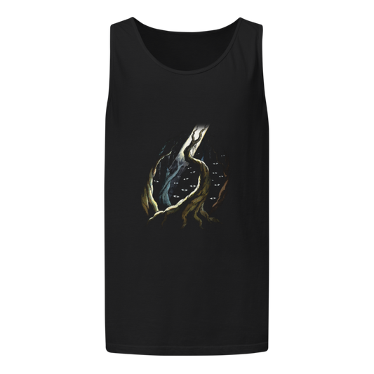 The Web Wood | Retro Fantasy Tank - Black