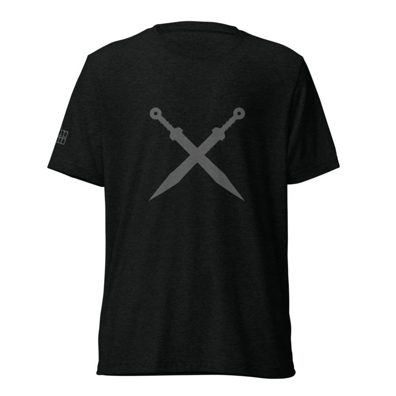 Gladiator T-Shirt - Solid Black Triblend