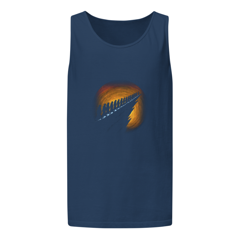 Thirteen and One | Retro Fantasy Tank - True Navy