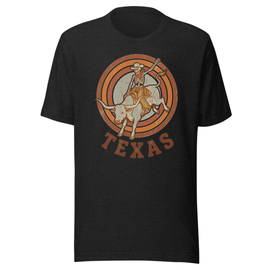 Texas Longhorn Sunset | Retro Western Tee