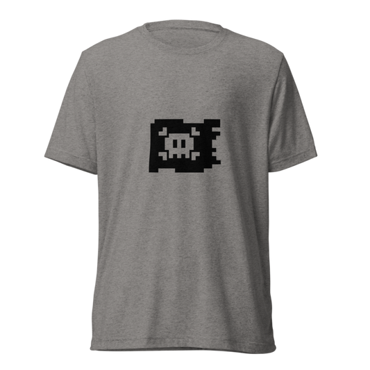 Pirate Ninja Shirt - Grey Triblend