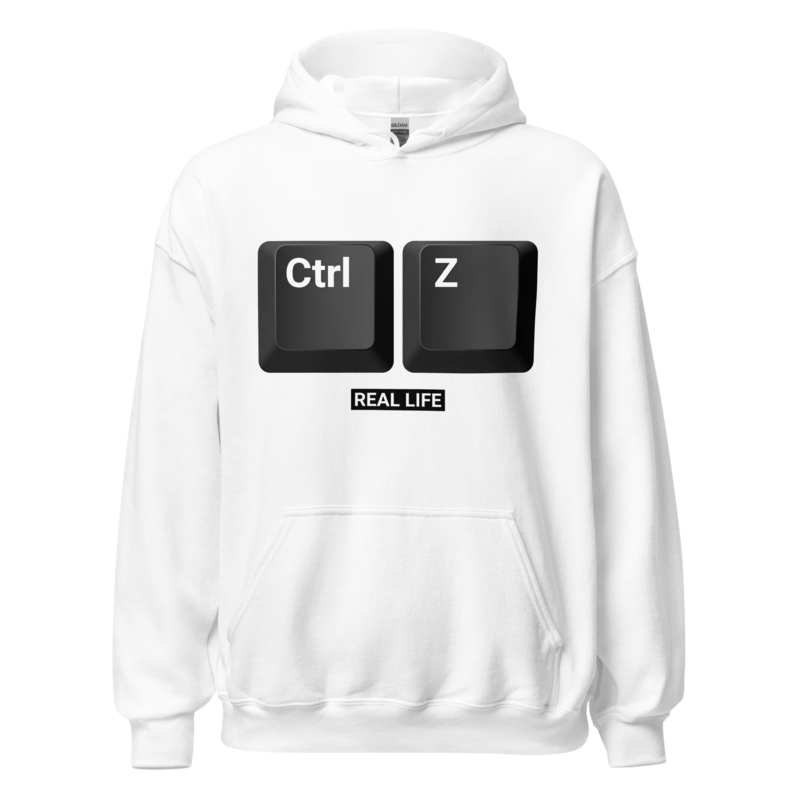 Ctrl+Z: Undo Real Life - Hoodie White
