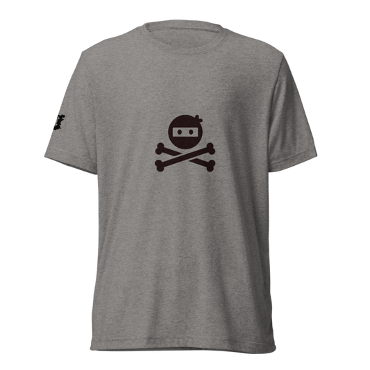 Pirate Ninja Shirt - Grey Triblend