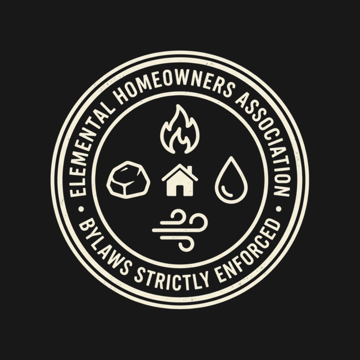 Elemental Homeowners Association | Bylaws Tee design artwork