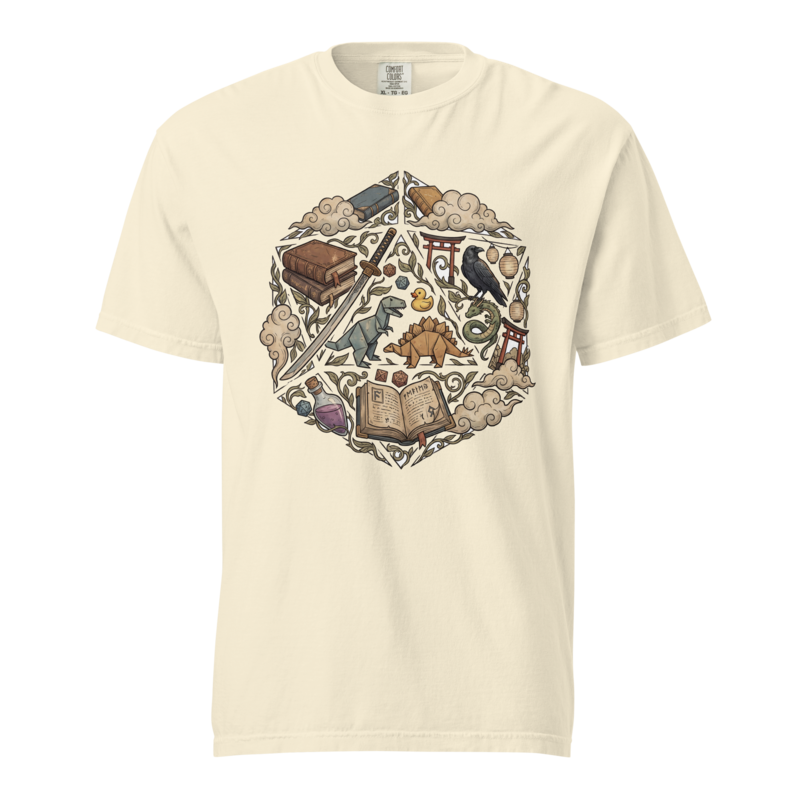 The Subtle Nerd Universe | d20 Montage Shirt | Vintage Tee