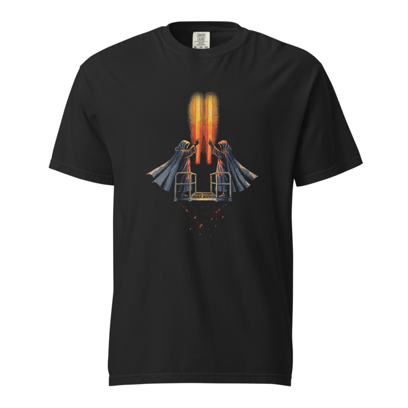 The Humming Blade | Retro Space Opera Tee - Black
