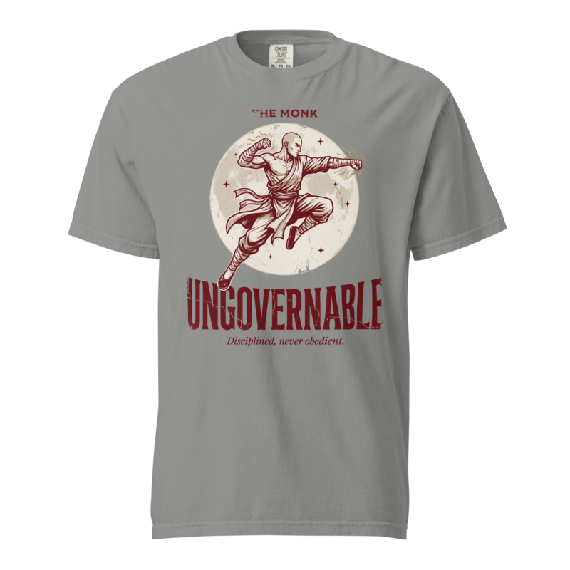 Monk - Ungovernable | TTRPG Class Shirt | Vintage Tabletop RPG Tee