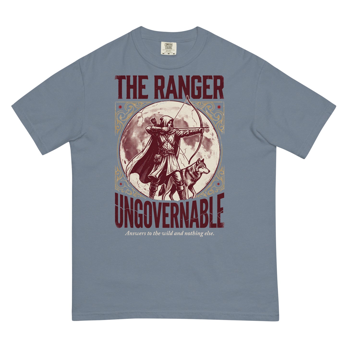 Ranger - Ungovernable | TTRPG Class Shirt | Vintage Tabletop RPG Tee