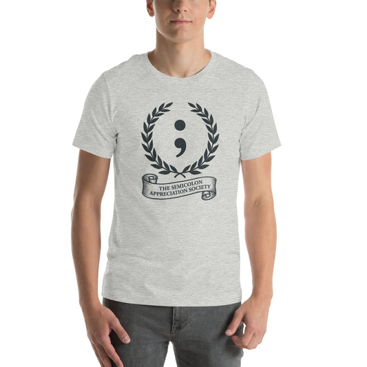 The Semicolon Appreciation Society | Grammar Tee
