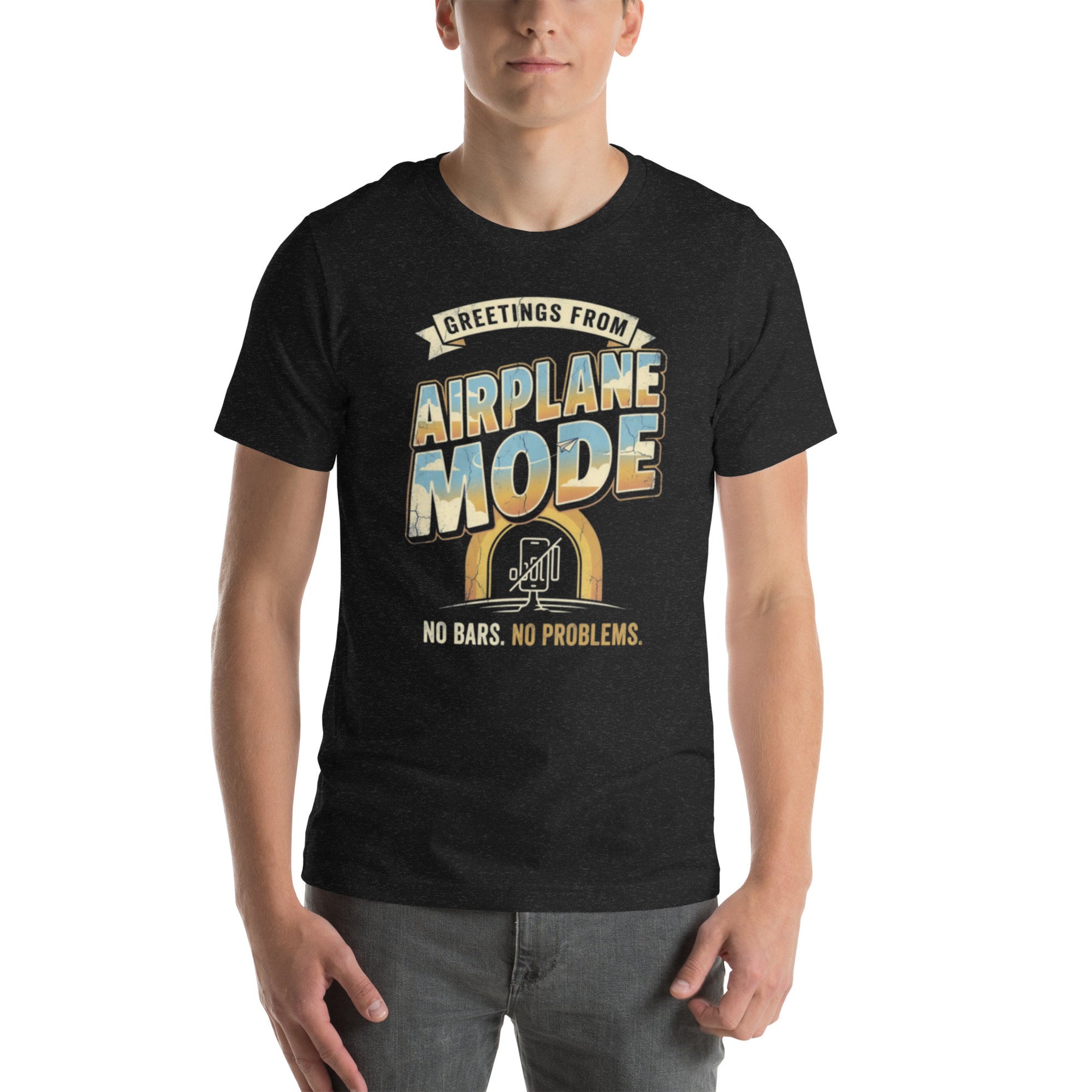 Greetings from Airplane Mode | Digital Detox Tee