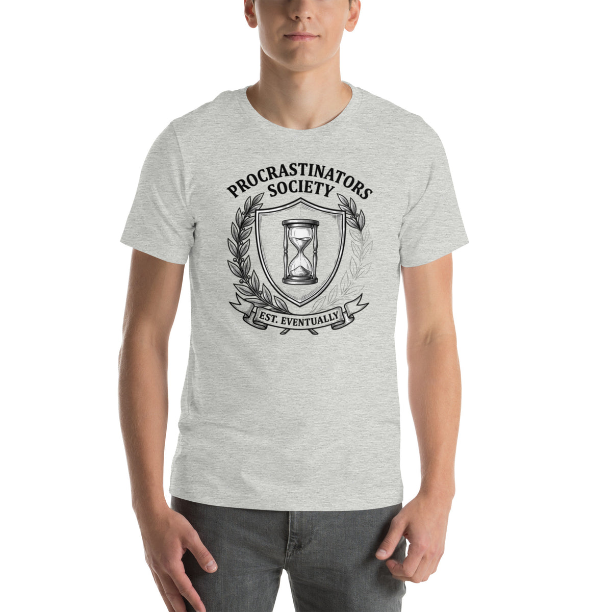 Procrastinators Society — Est. Eventually | Crest Tee