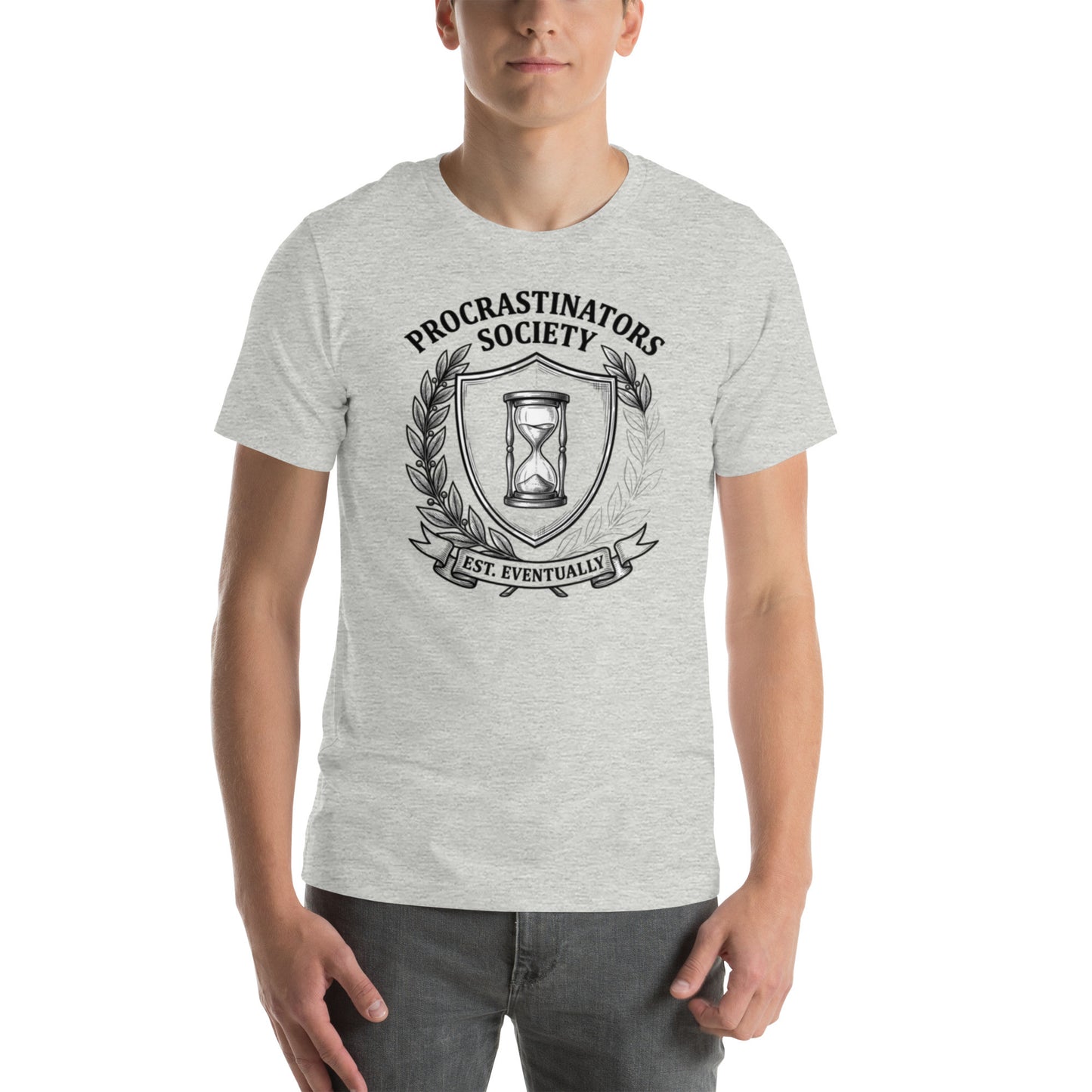 Procrastinators Society — Est. Eventually | Crest Tee