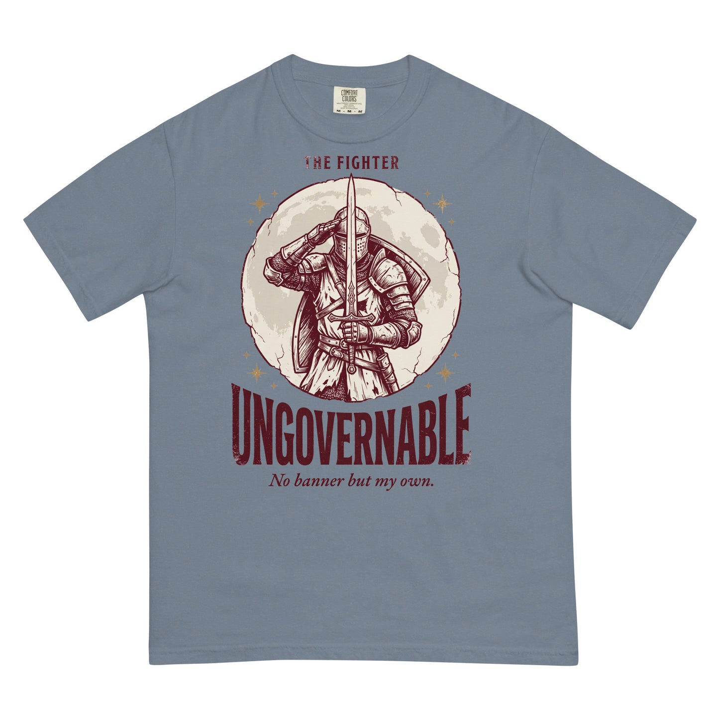 Fighter - Ungovernable | TTRPG Class Shirt | Vintage Tabletop RPG Tee