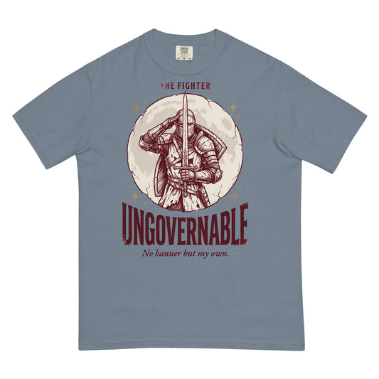 Fighter - Ungovernable | TTRPG Class Shirt | Vintage Tabletop RPG Tee