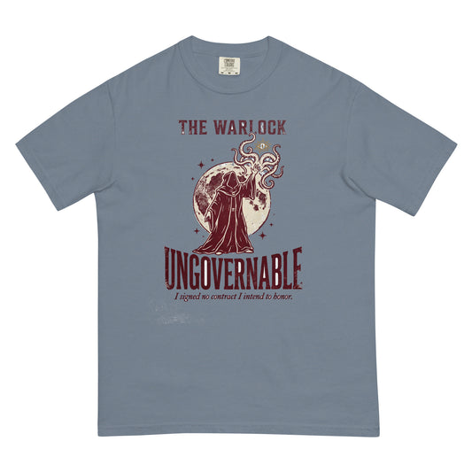 Warlock - Ungovernable | TTRPG Class Shirt | Vintage Tabletop RPG Tee
