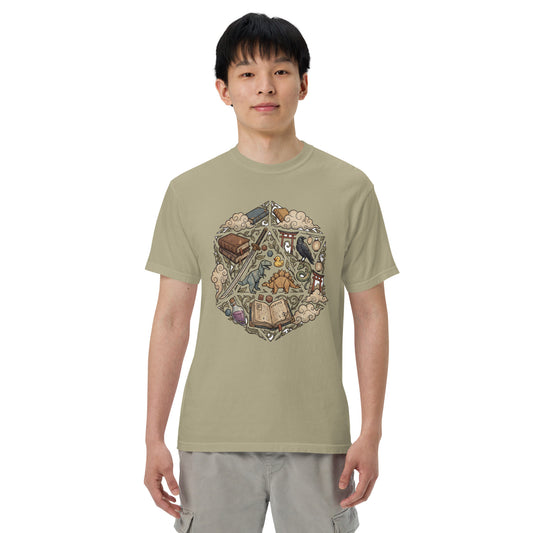 The Subtle Nerd Universe | d20 Montage Shirt | Vintage Tee