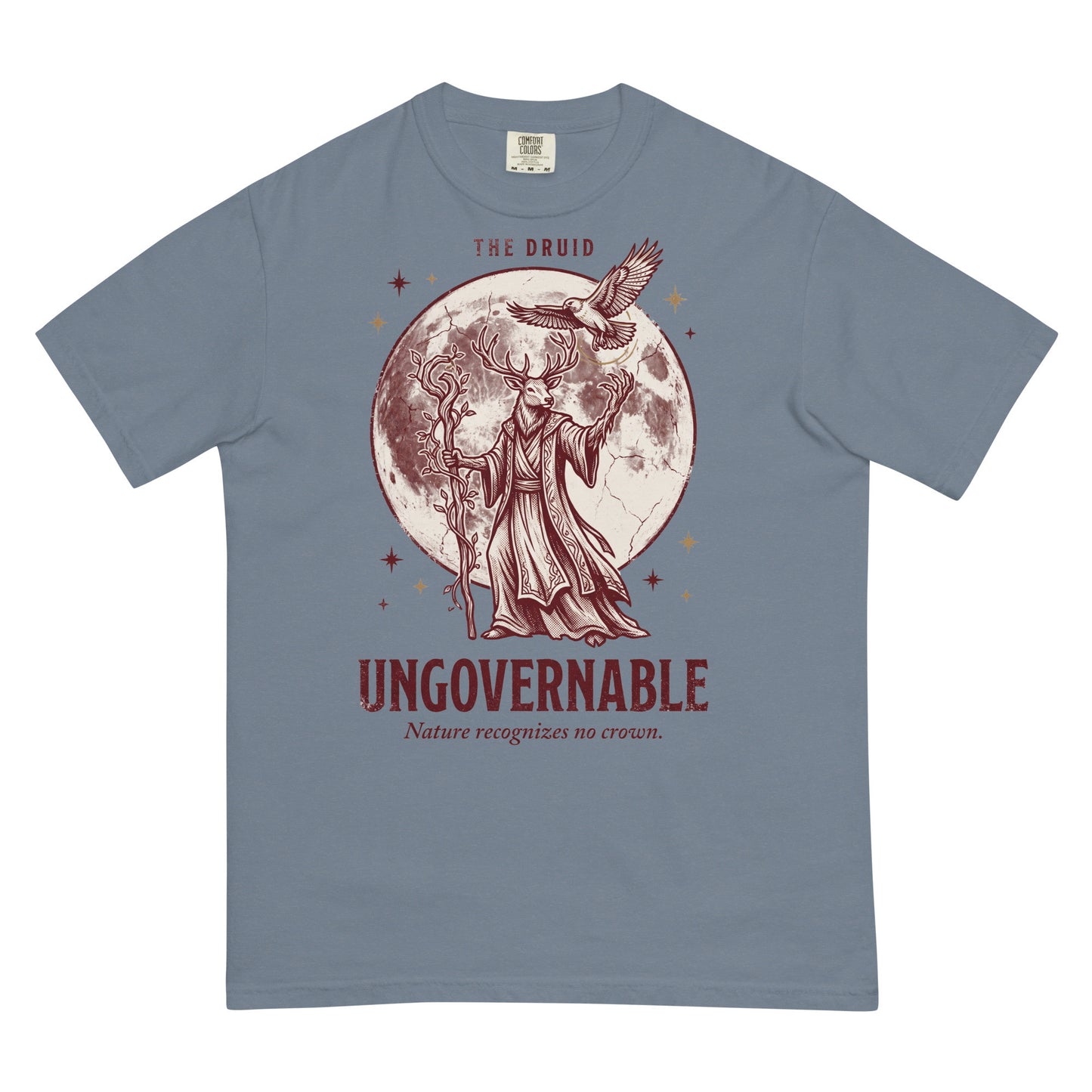 Druid - Ungovernable | TTRPG Class Shirt | Vintage Tabletop RPG Tee