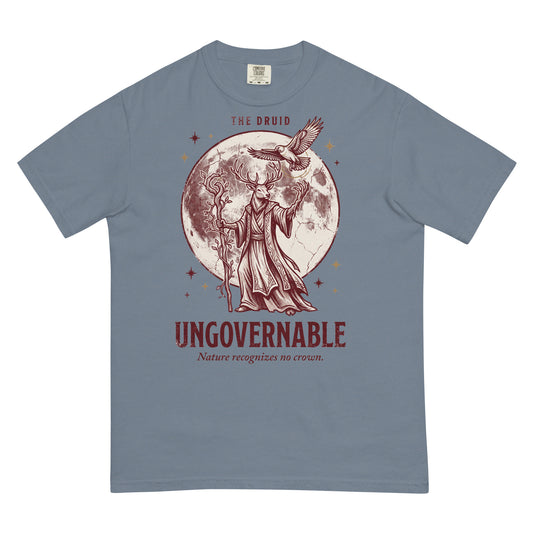 Druid - Ungovernable | TTRPG Class Shirt | Vintage Tabletop RPG Tee