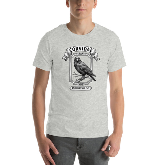 Corvidae — Remembers Your Face | Vintage Science Tee