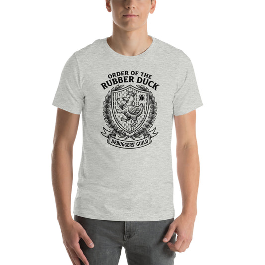 Order of the Rubber Duck — Debuggers' Guild | Crest Tee