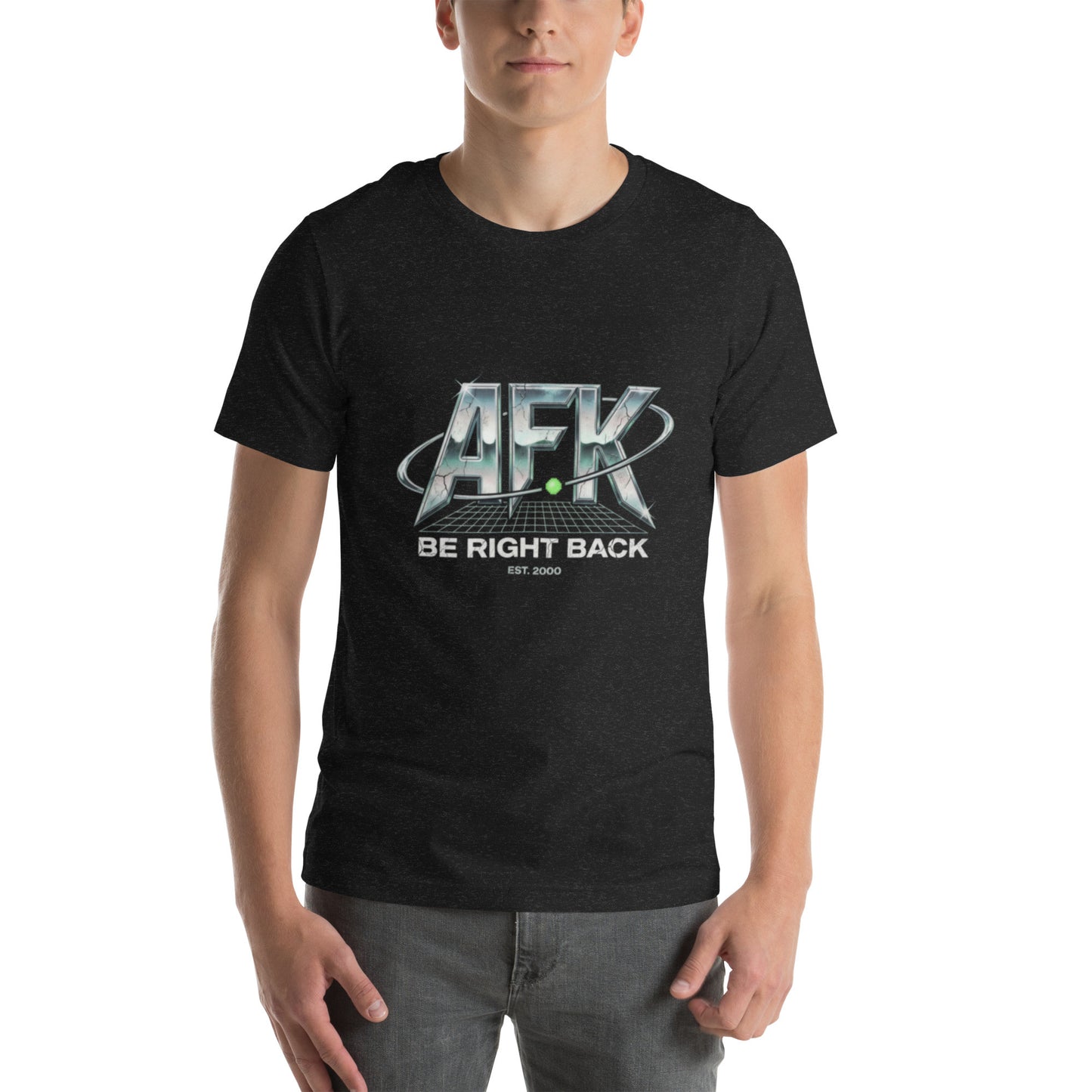 AFK (Be Right Back) | Y2K Chrome Tee