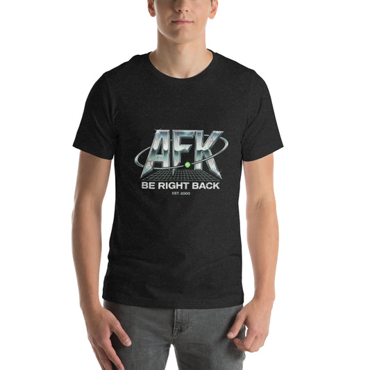 AFK (Be Right Back) | Y2K Chrome Tee