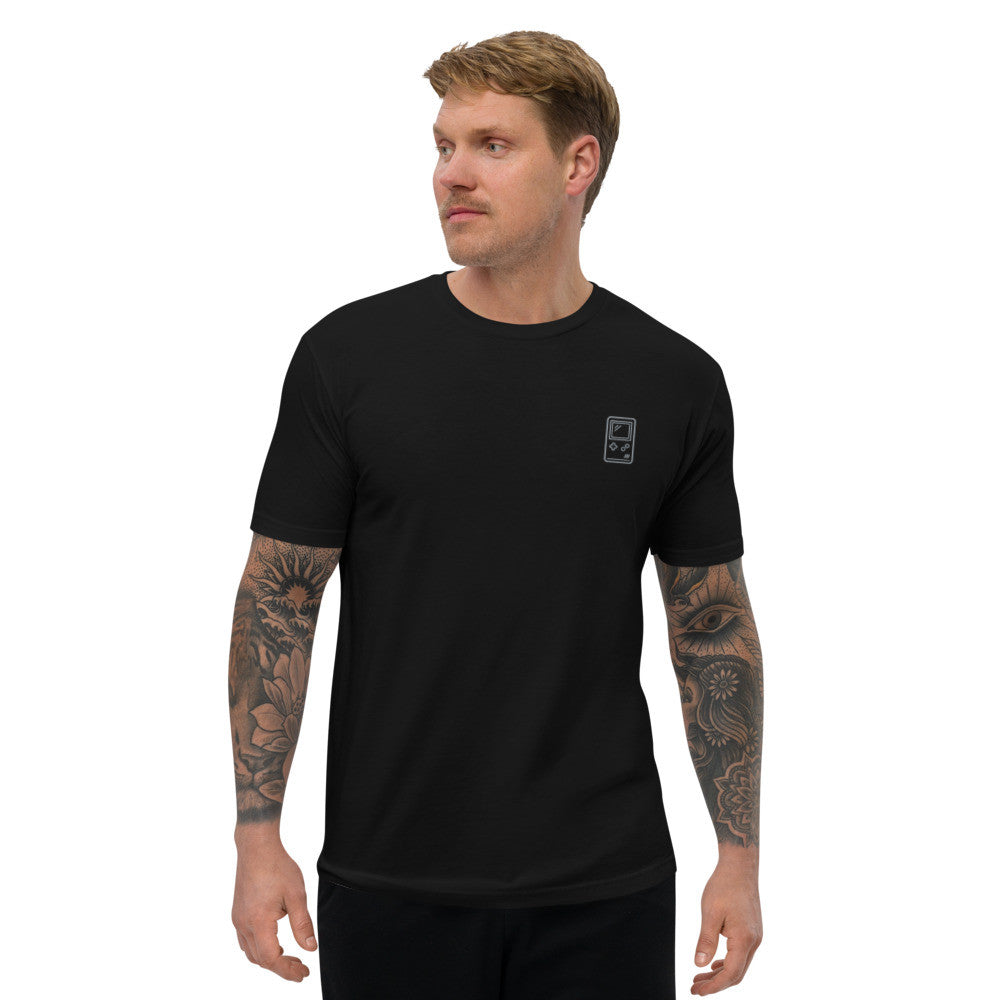 Gameboy Nostalgia Fitted & Embroidered T-shirt