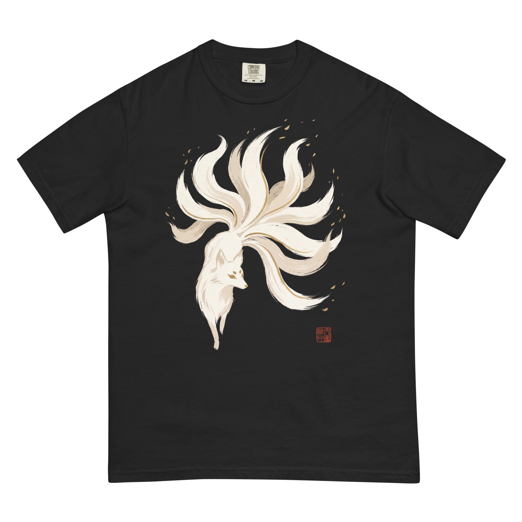 Kitsune Ink | Japanese Fox Sumi-e Shirt | Vintage Tee