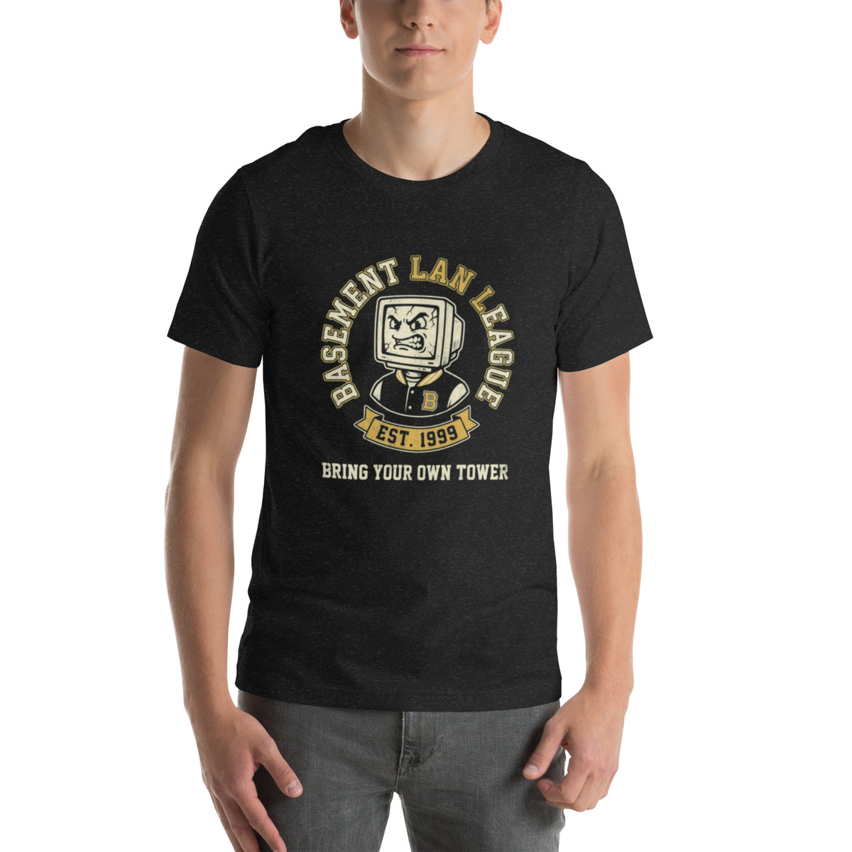 Basement LAN League | Retro Gamer Tee