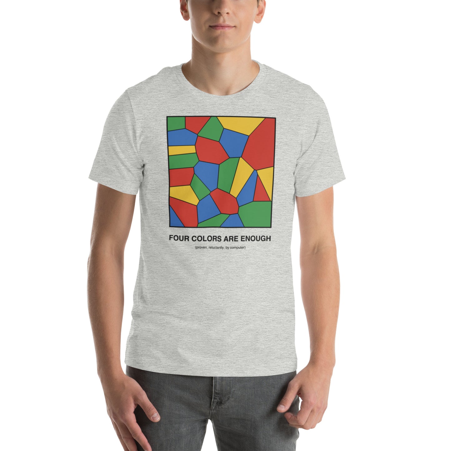 Four Colors Are Enough | Math Theorem Tee