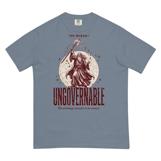Wizard - Ungovernable | TTRPG Class Shirt | Vintage Tabletop RPG Tee