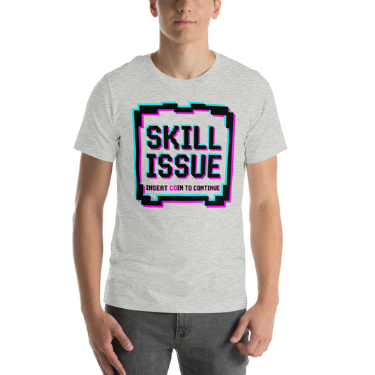Skill Issue — Insert Coin to Continue | Retro Arcade Tee
