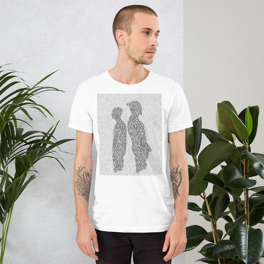 A Leaf and Pebble Lithograph Unisex T-Shirt