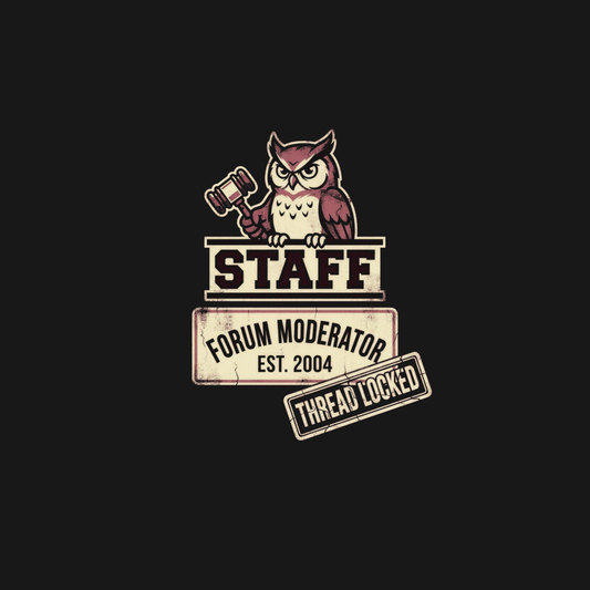Forum Moderator Staff | Internet History Tee design artwork