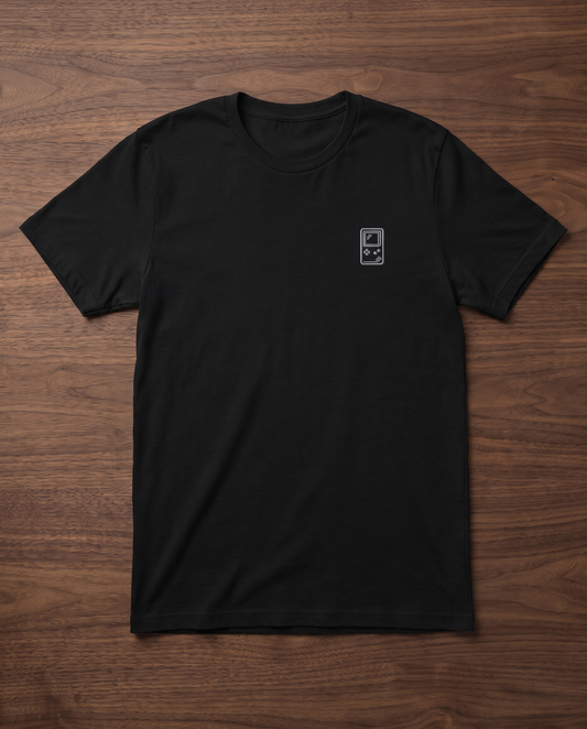 Gameboy Nostalgia Fitted & Embroidered T-shirt