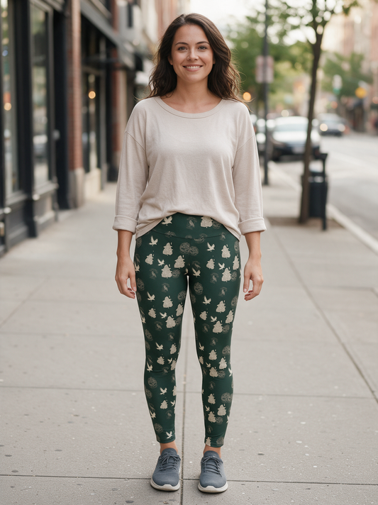 Tsundoku | Yoga Leggings worn