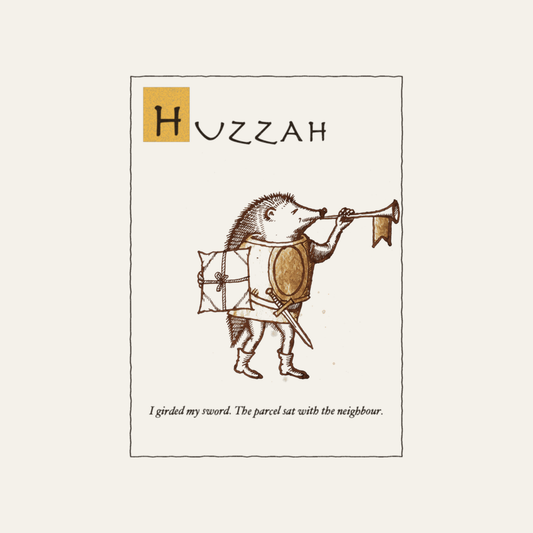 Huzzah: The Parcel Is Come | Ye Olde Grievance Tee design artwork