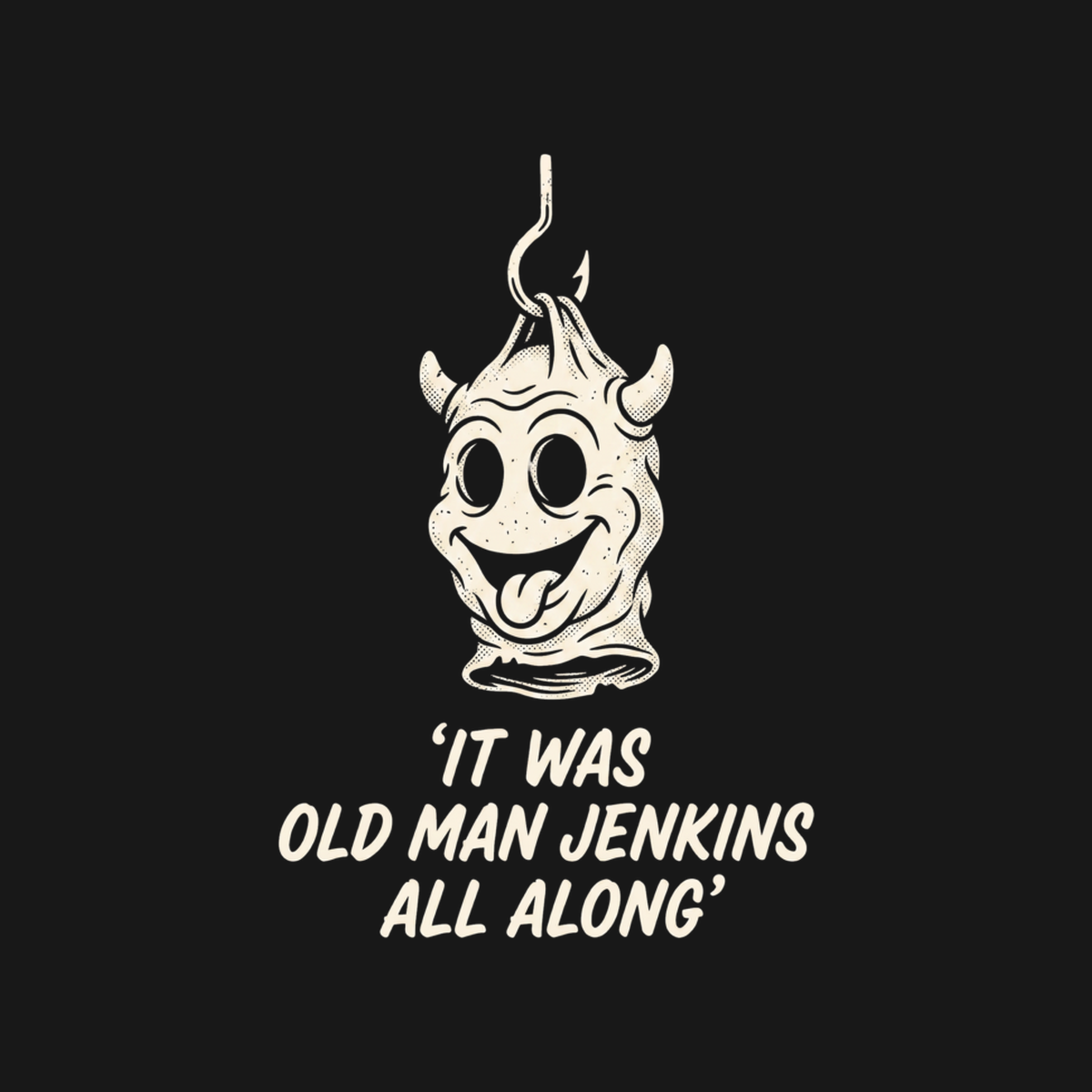 It Was Old Man Jenkins All Along | Mystery Cartoon Tee design artwork