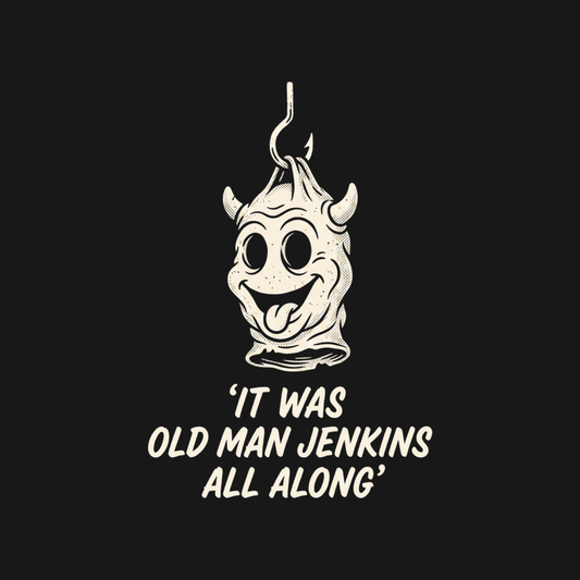 It Was Old Man Jenkins All Along | Mystery Cartoon Tee design artwork