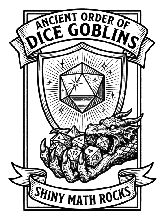 Ancient Order of Dice Goblins | Kiss-Cut Sticker