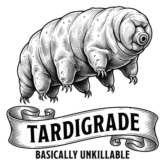 Tardigrade: Basically Unkillable | Kiss-Cut Sticker