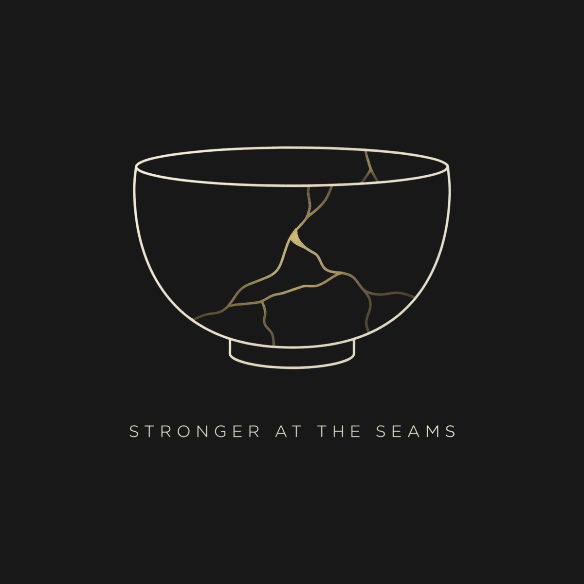 Kintsugi: Stronger at the Seams | Japanese Art Tee design artwork