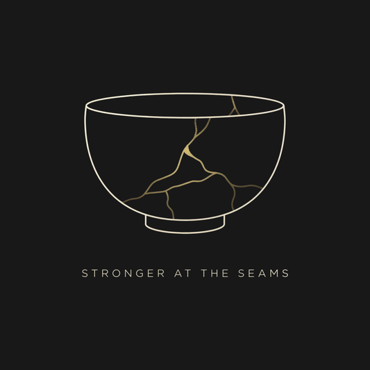 Kintsugi: Stronger at the Seams | Japanese Art Tee design artwork