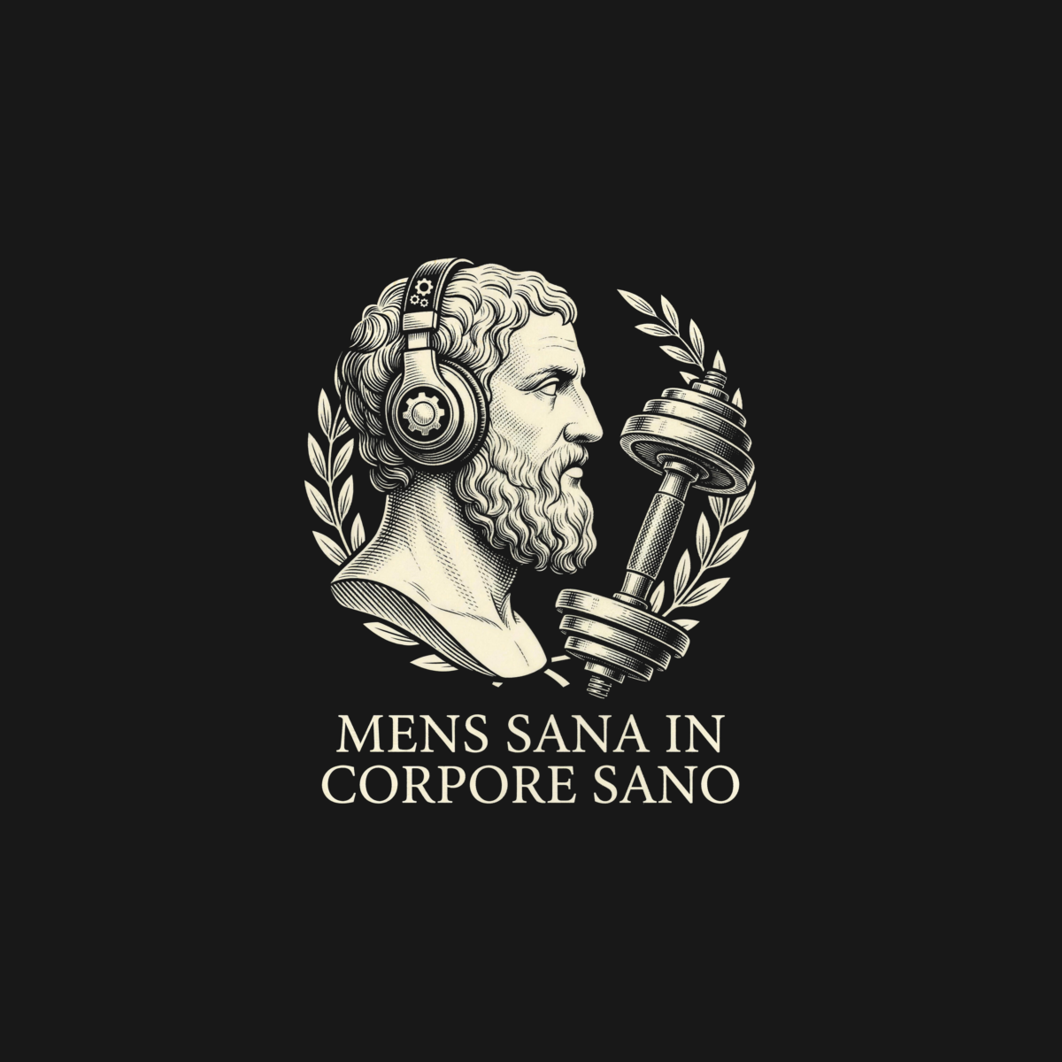 Mens Sana in Corpore Sano | Latin Fitness Heavyweight Tee design artwork