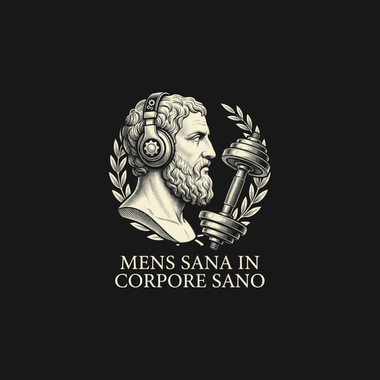 Mens Sana in Corpore Sano | Latin Fitness Heavyweight Tee design artwork