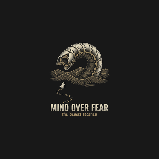 Mind Over Fear | Desert Sci-Fi Tee design artwork