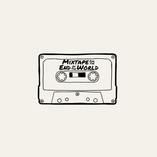 Mixtape for the End of the World Embroidered T-Shirt x Andrew Brandt design artwork